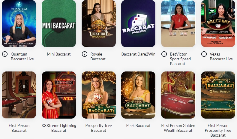 BetVictor Baccarat