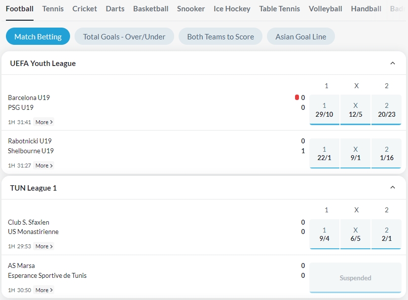 betvicror live betting